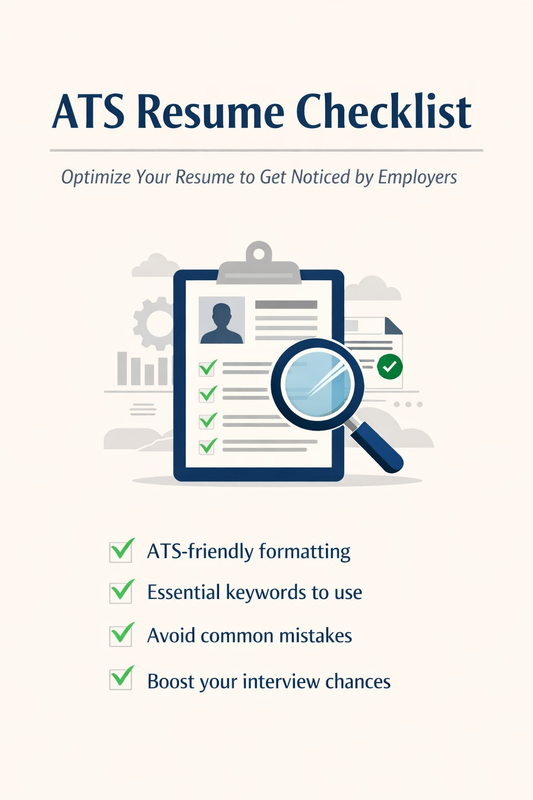 ATS Resume Checklist – Pass Automated Screening