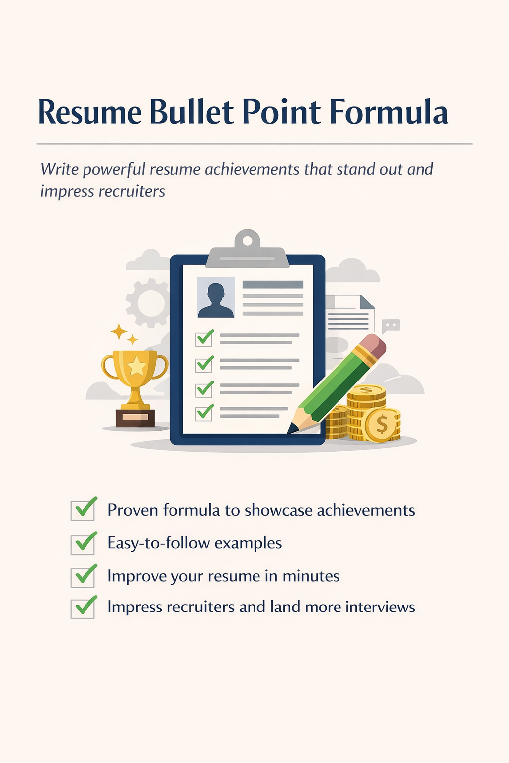 Resume Bullet Point Formula