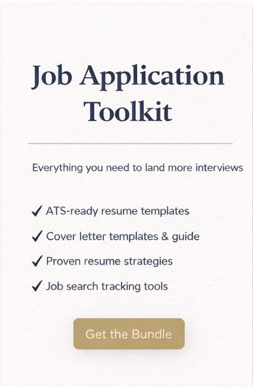 Job Application Toolkit — Complete Career Bundle