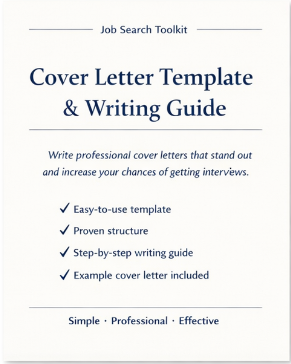 Cover Letter Template & Writing Guide