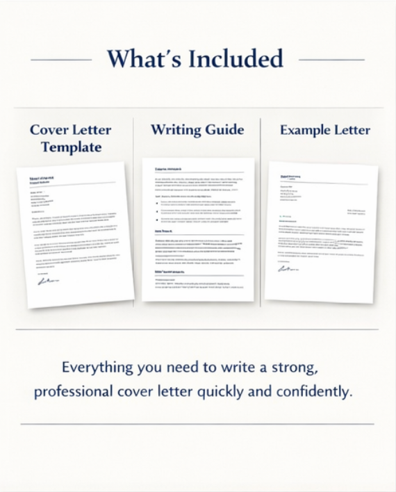 Cover Letter Template & Writing Guide